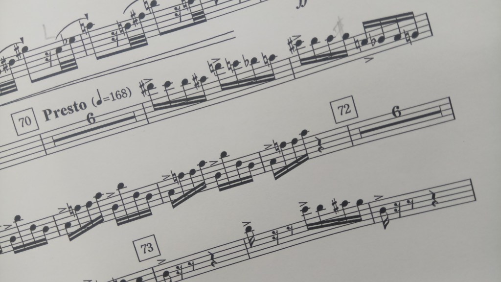 エスクラ練習日。